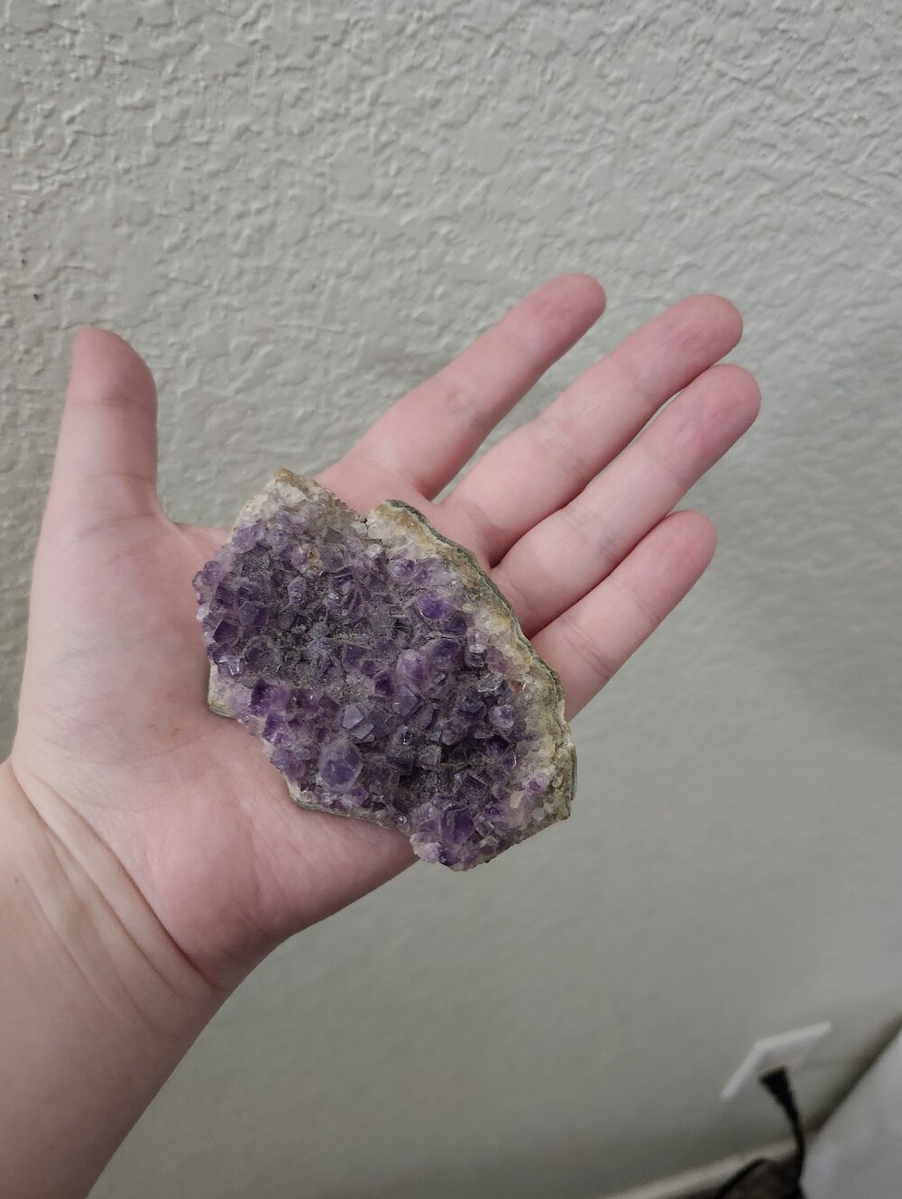 Natural Purple Amethyst Crystal Cluster - Home Accent